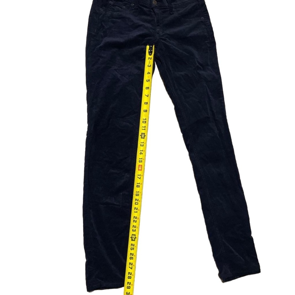 Rag & Bone Velvet Navy Blue Jean Legging - Picture 5 of 9